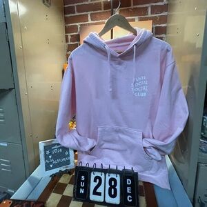 Anti Social Social Club Kkoch Pink Hoodie ASSC DS